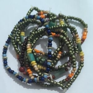 Multicolor Beaded Bracelet‎ Set
